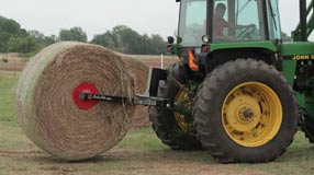 DewEze 165 Bale Hugger - Front end loader bale handling equipment